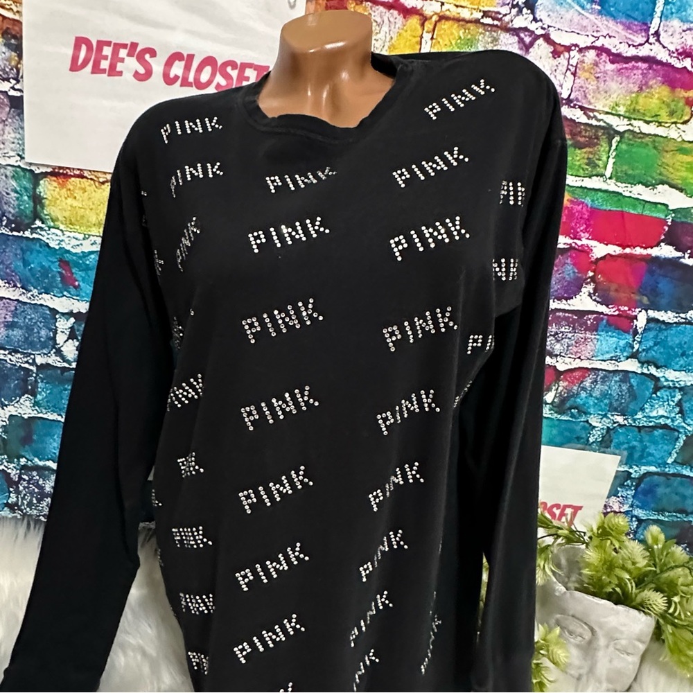 PINK VS SMALL ALL LOGO BLING
